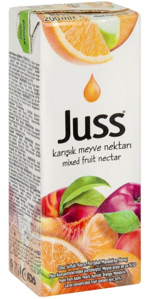 Kutu Meyve Suyu 200 ml